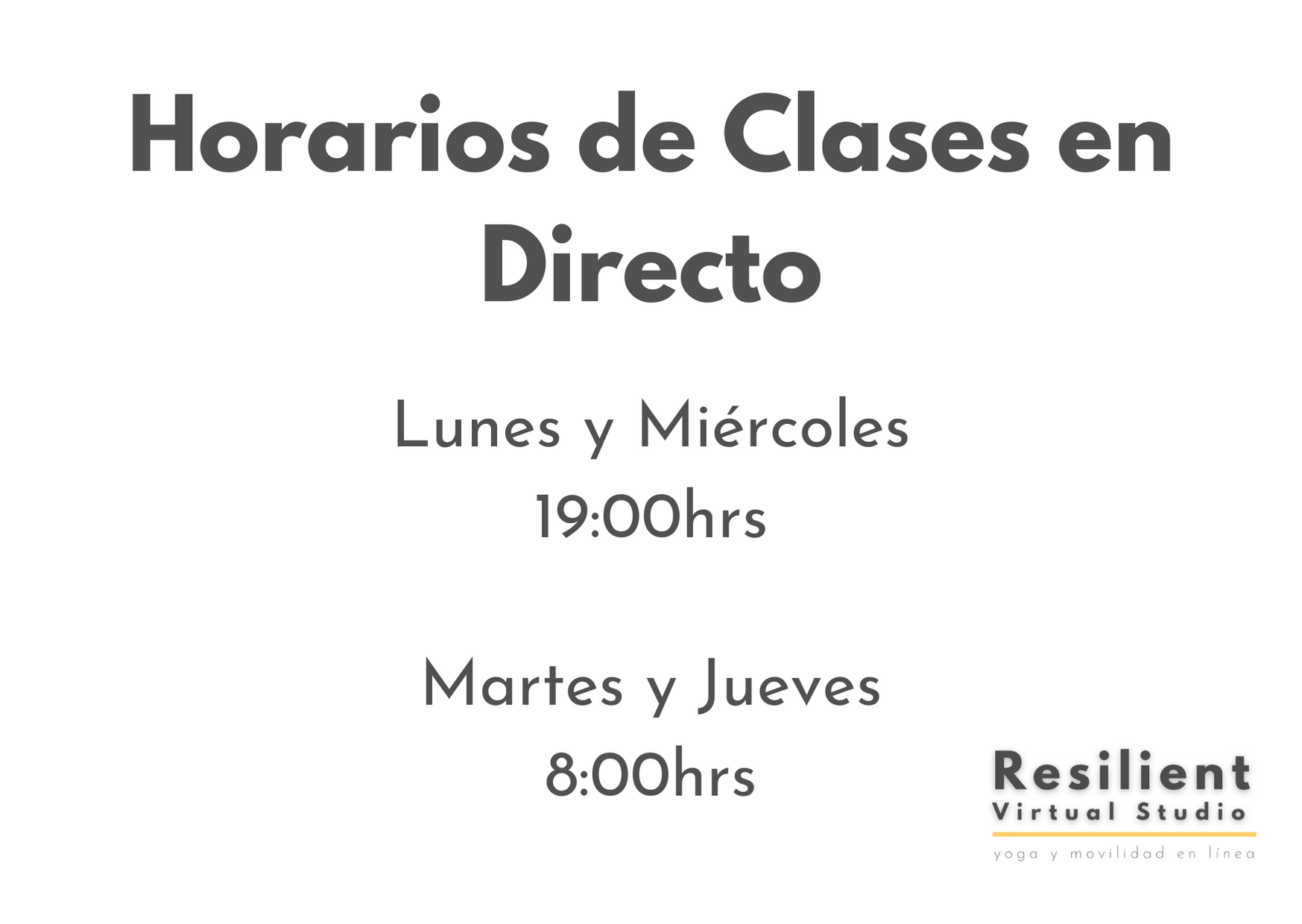 Horarios de Clase