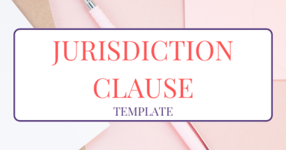 Jurisdiction Clause